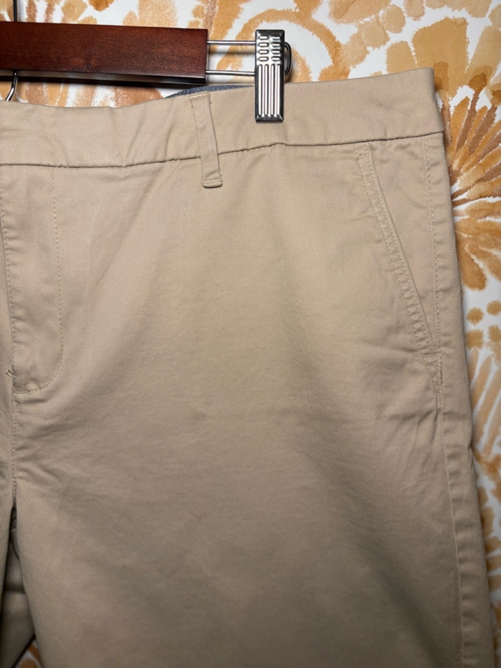 Tommy Hilfiger Khaki Chino Shorts Women’s | Cream Preppy Coastal Summer |Classic - Picture 5 of 6